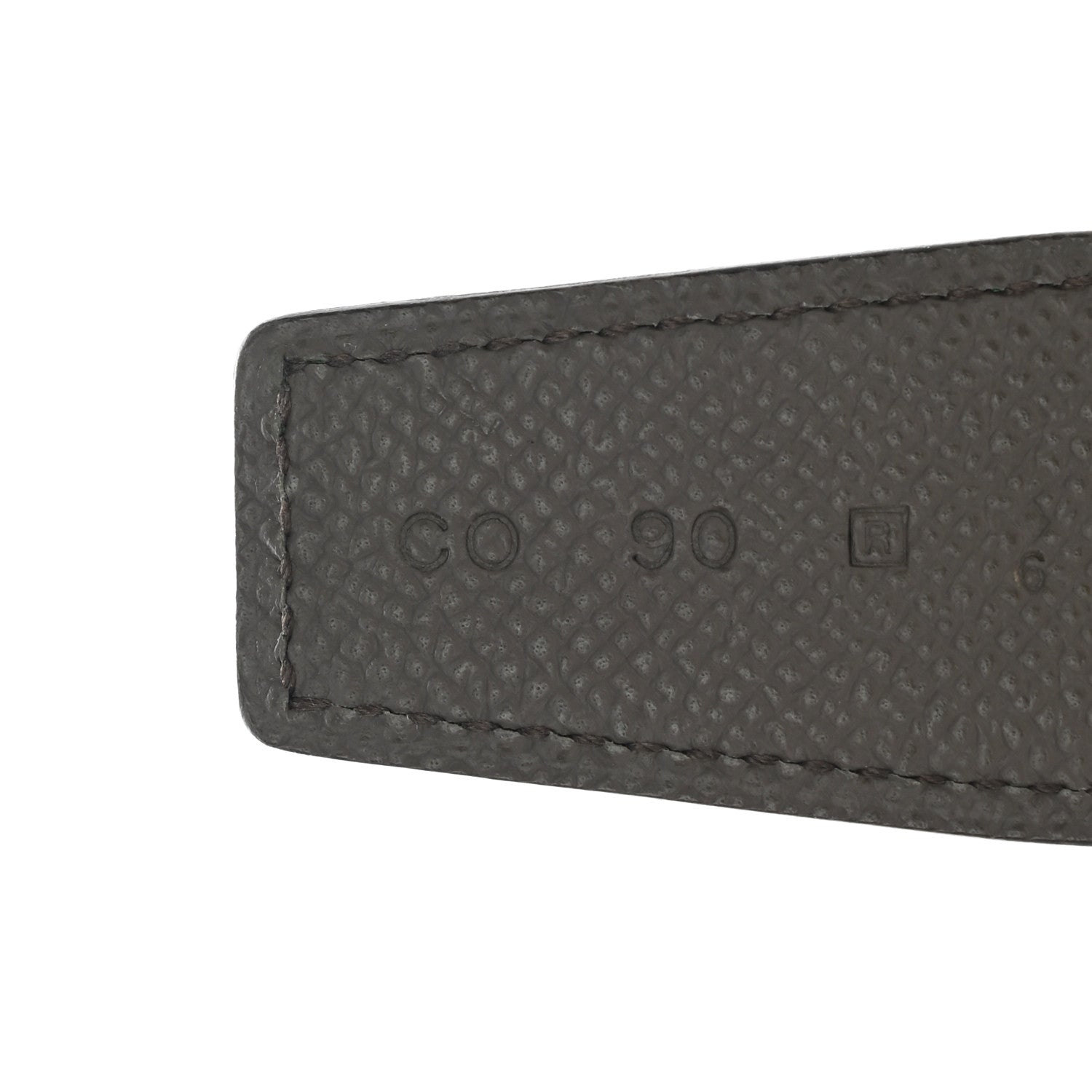Hermes Epsom Swift 32mm H Belt 90 Bambou Etain 4 of 7
