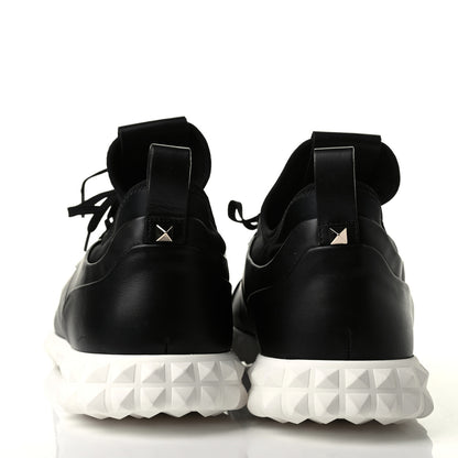 Valentino Garavani Nylon Rubber Calfskin Mens Soul AM Sneakers 39 Black 10 of 10