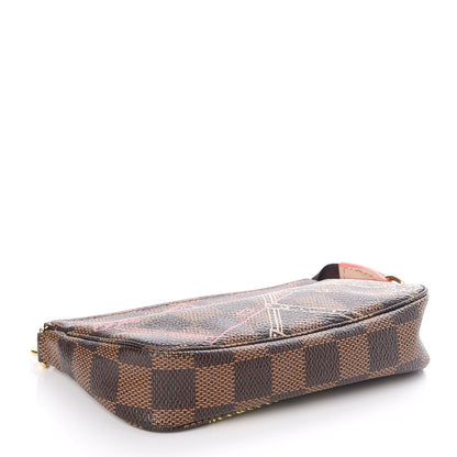 Louis Vuitton Damier Ebene 2014 Christmas Animation Mini Pochette Accessories 4 of 7