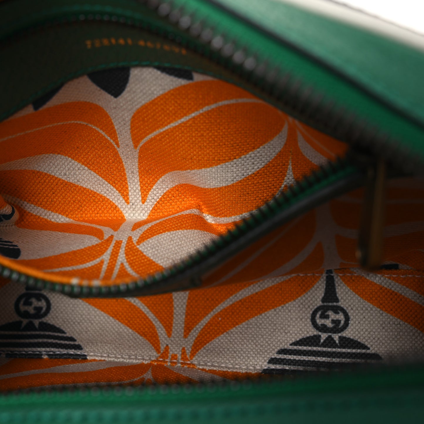 X ADIDAS Textured Dollar Calfskin Belt Bag Green