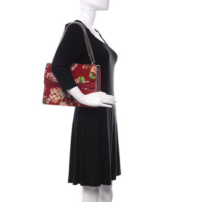 Gucci Calfskin Blooms Print Medium Dionysus Shoulder Bag Romantic Cherry Multicolor 2 of 10
