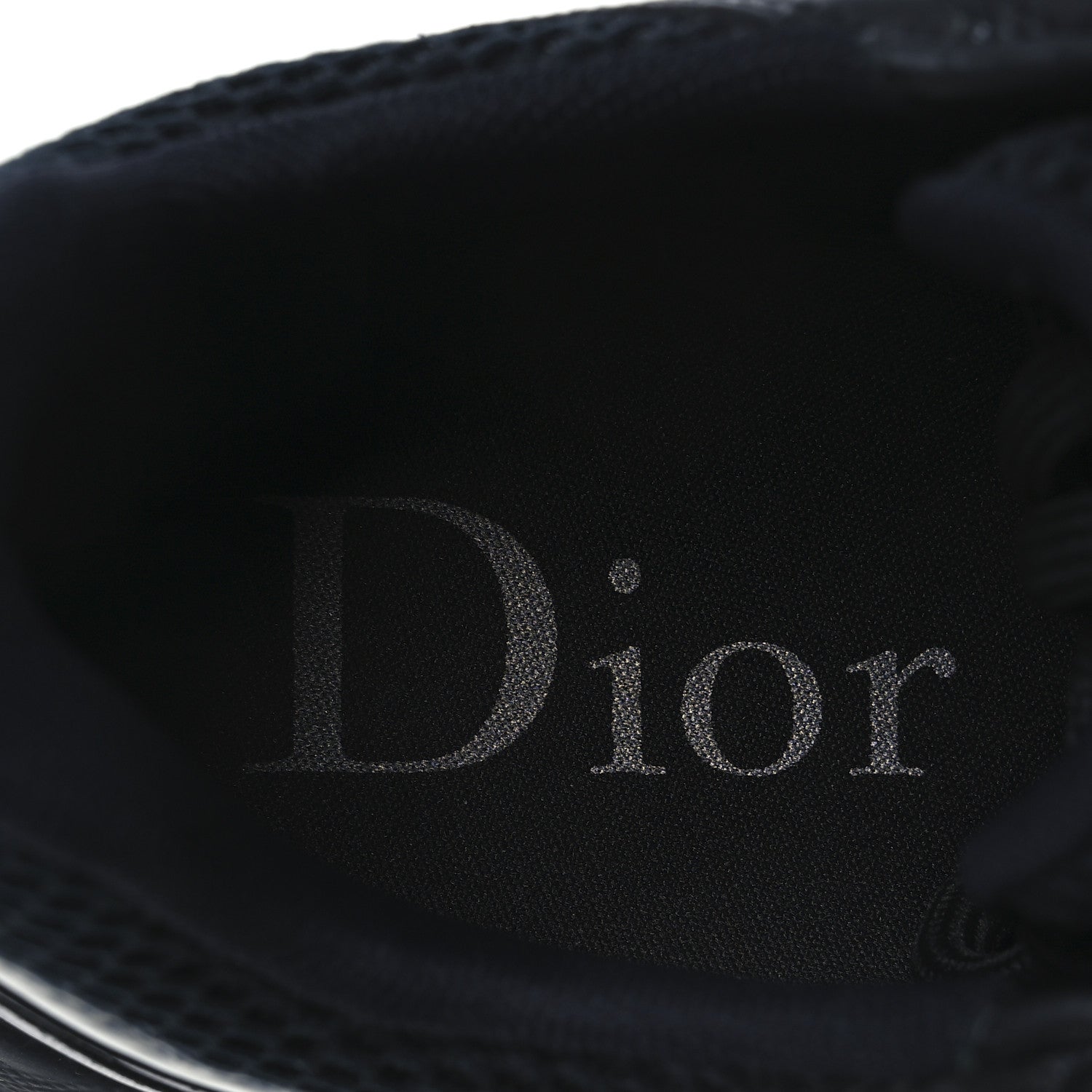 Christian Dior Technical Mesh Calfskin Mens B22 Sneakers 41 Black 10 of 11