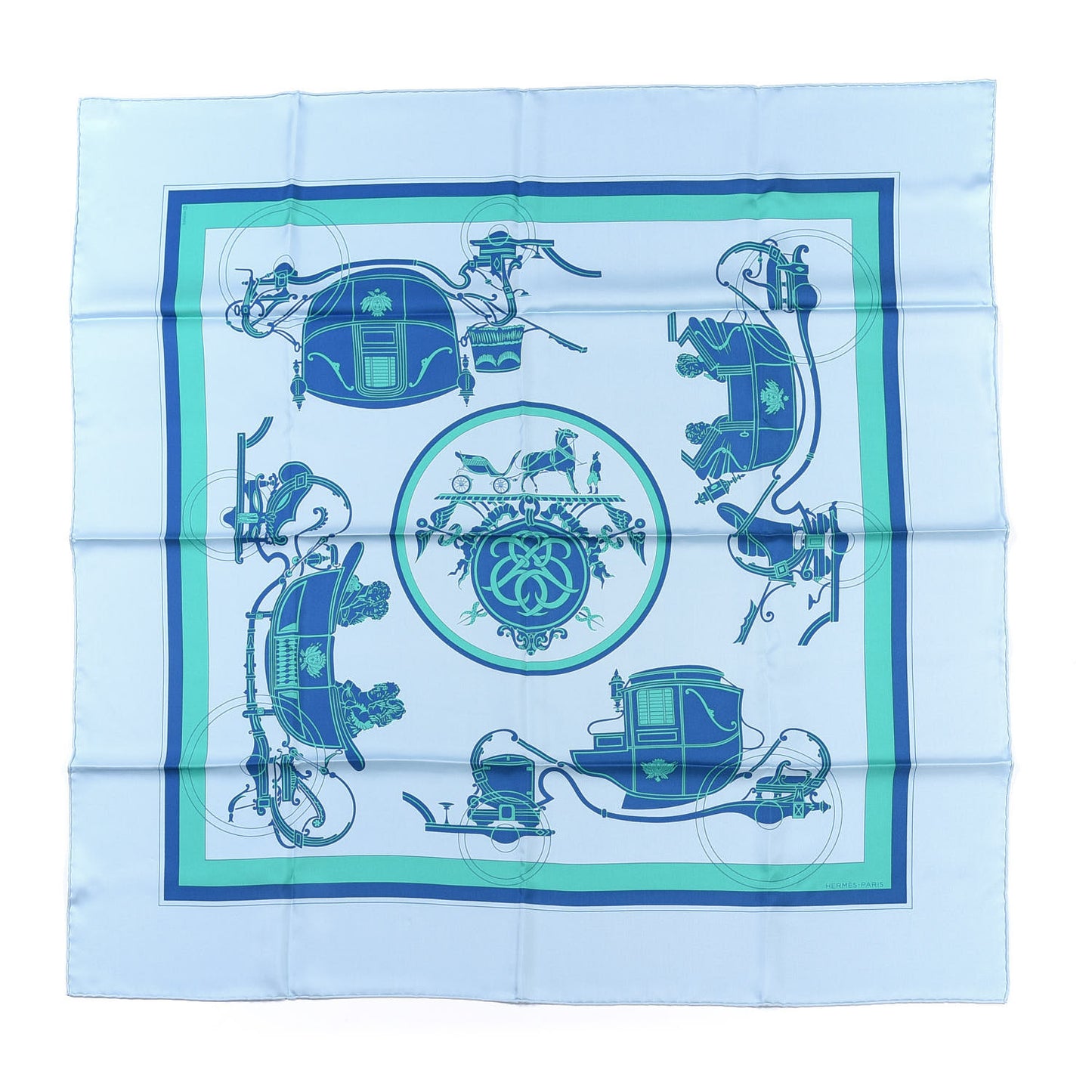 Silk Ex Libris Scarf 90