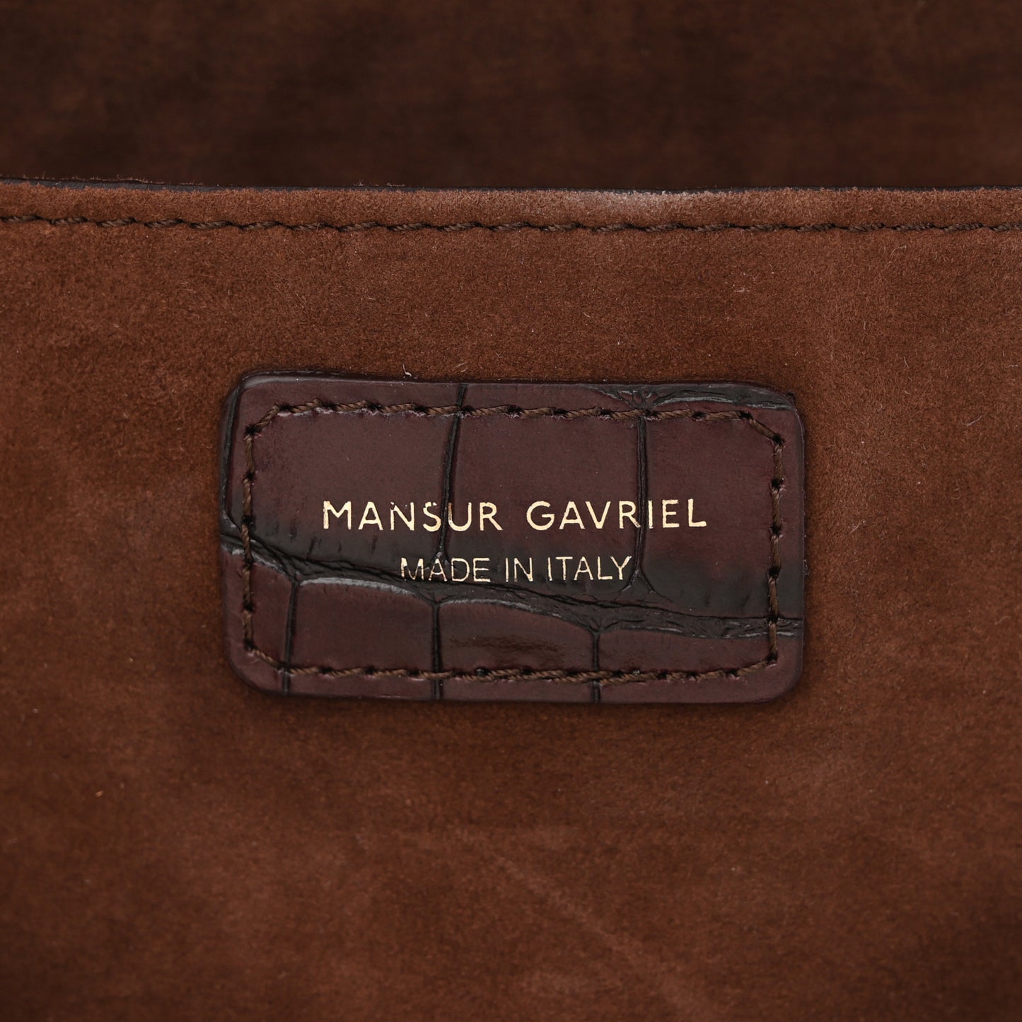 Crocodile Embossed Calfskin Elegant Top Handle Bag Class
