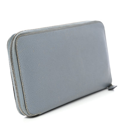 Hermes Epsom Azap Wallet Bleu Lin 3 of 14