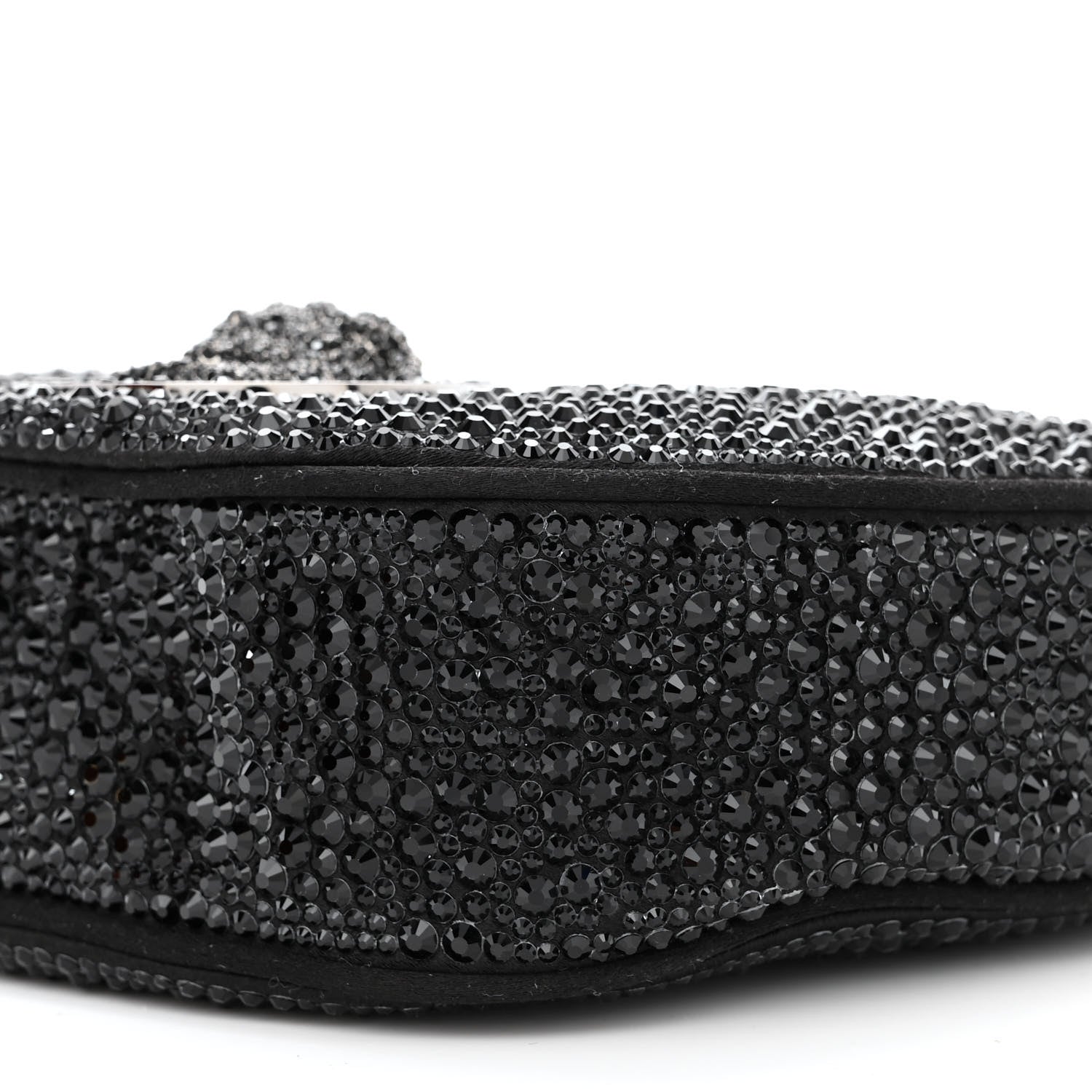 Versace Crystal Repeat Mini Hobo Black 10 of 10