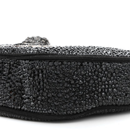 Versace Crystal Repeat Mini Hobo Black 10 of 10