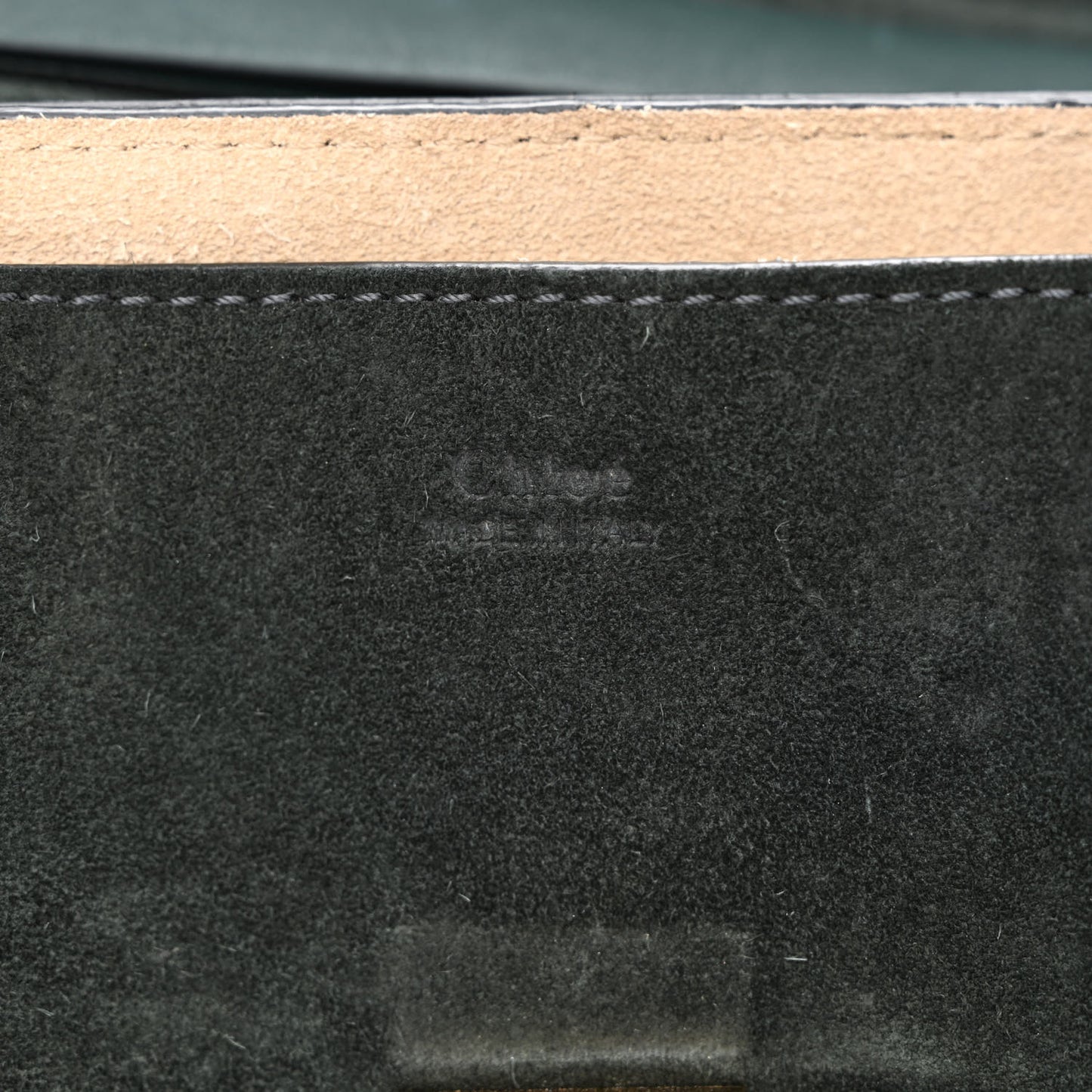 Suede Smooth Calfskin Drew Shoulder Bag Intense Green