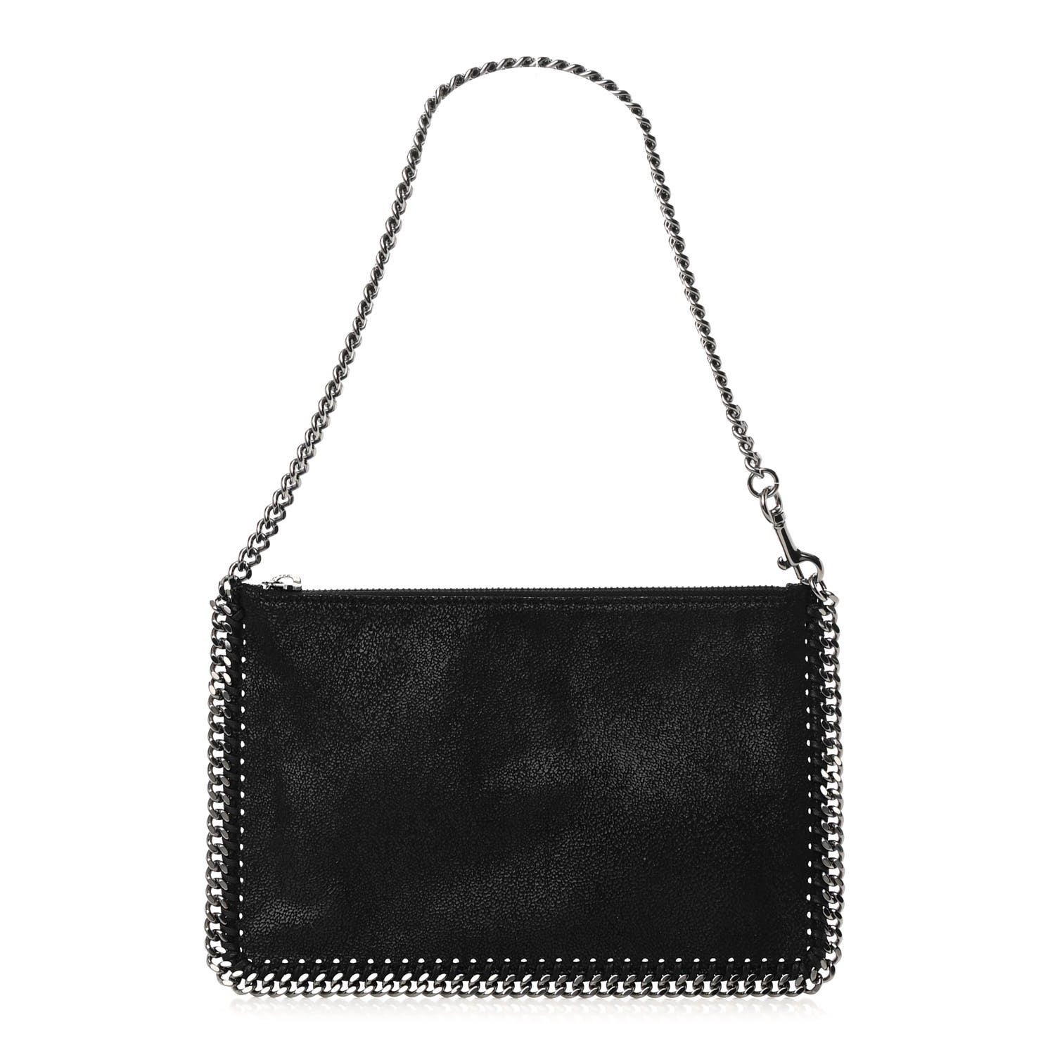 Stella McCartney Shaggy Deer Falabella Clutch Black 1 of 11