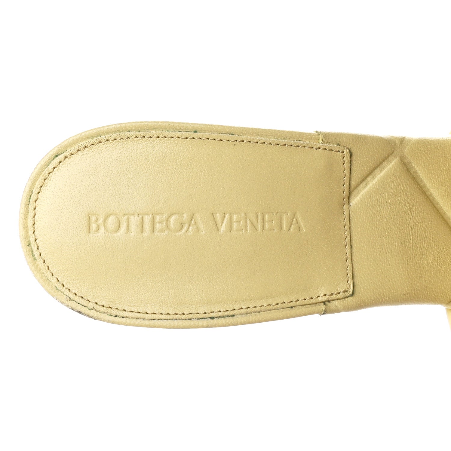 Bottega Veneta Nappa Quilted Rubber Lido Mule Sandals 40 Moon Beam 8 of 8