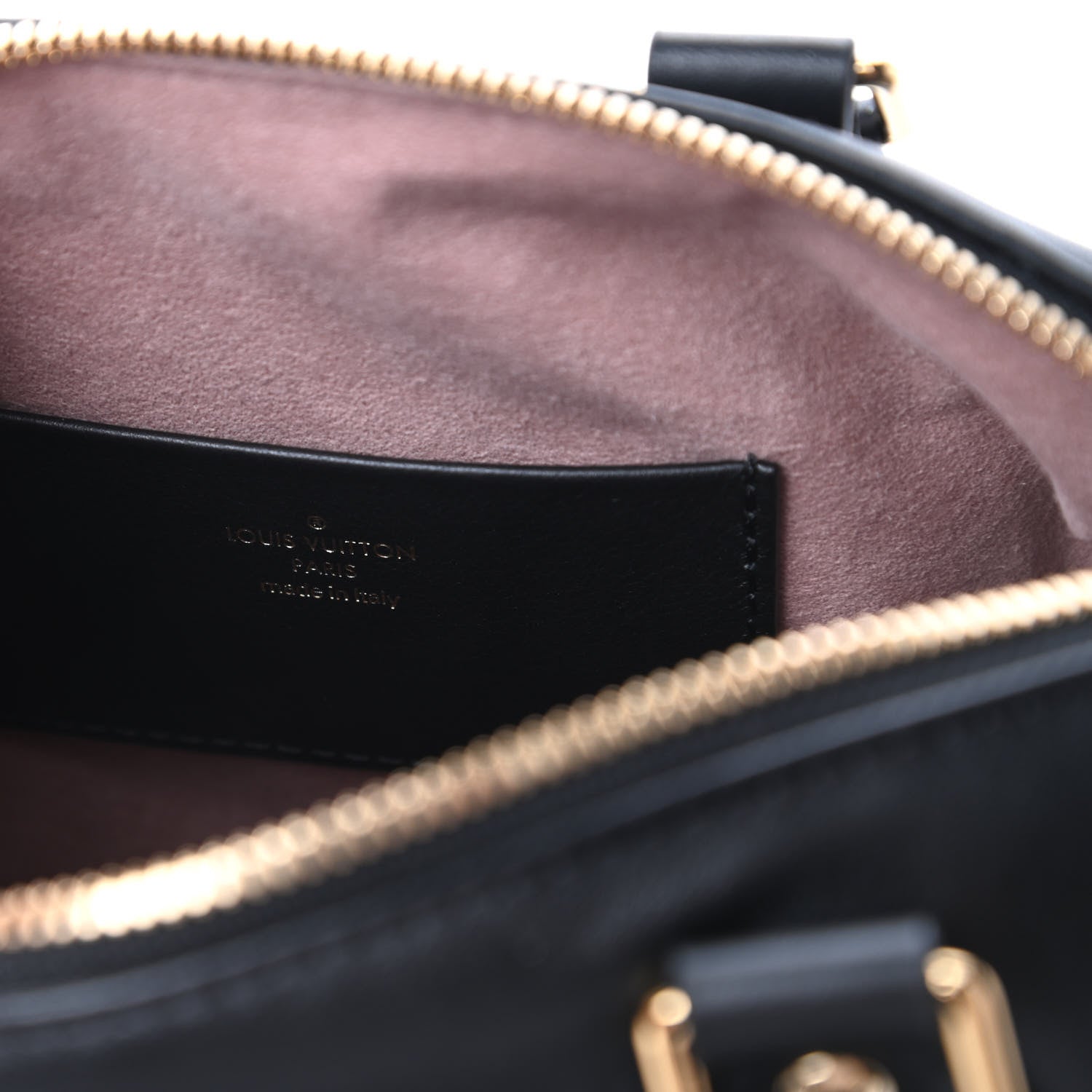 Louis Vuitton Lambskin Embossed Monogram Speedy 22 Bandouliere Black 8 of 9