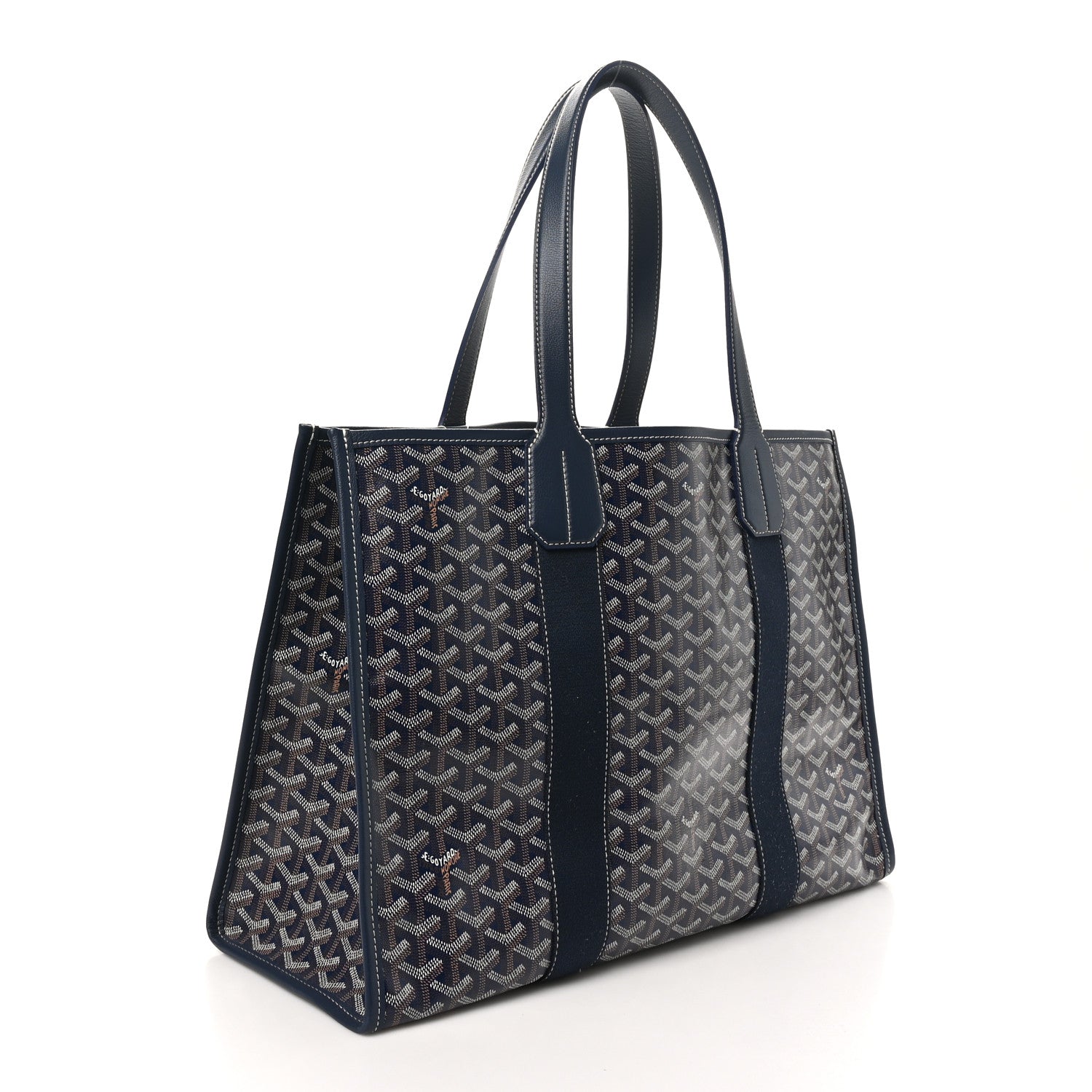 Goyard Goyardine Villette Tote Blue 2 of 10