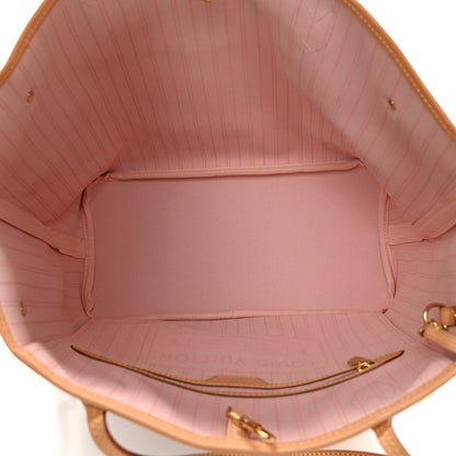 Louis Vuitton Damier Azur Neo Neverfull MM Rose Ballerine 6 of 11