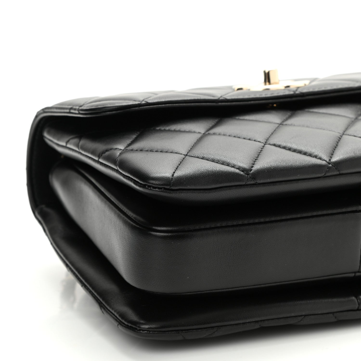 Chanel Lambskin Quilted Small Trendy CC Dual Handle Flap Bag Black 9 of 11