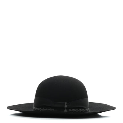 Hermes Rabbit Felt Betty Hat 58 Black 7 of 7