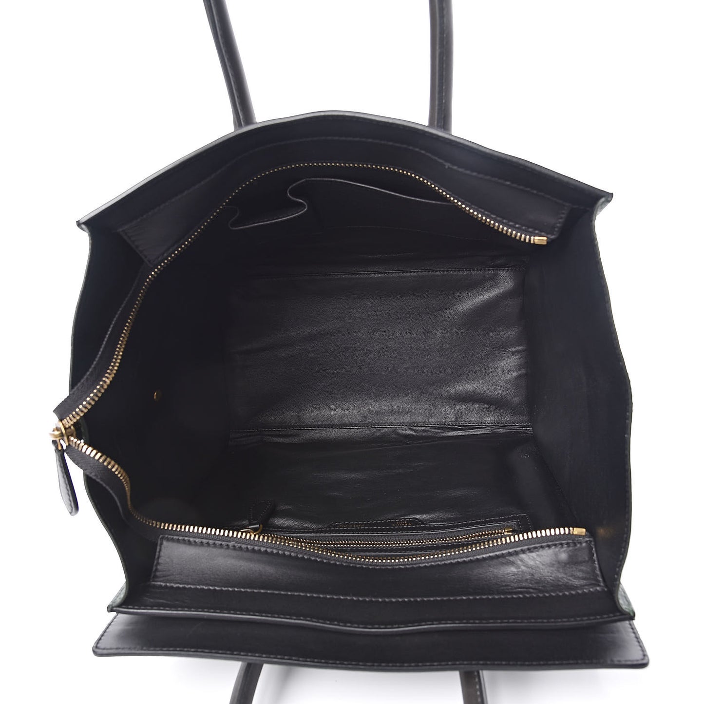 Smooth Calfskin Mini Tri-Color Luggage Forest