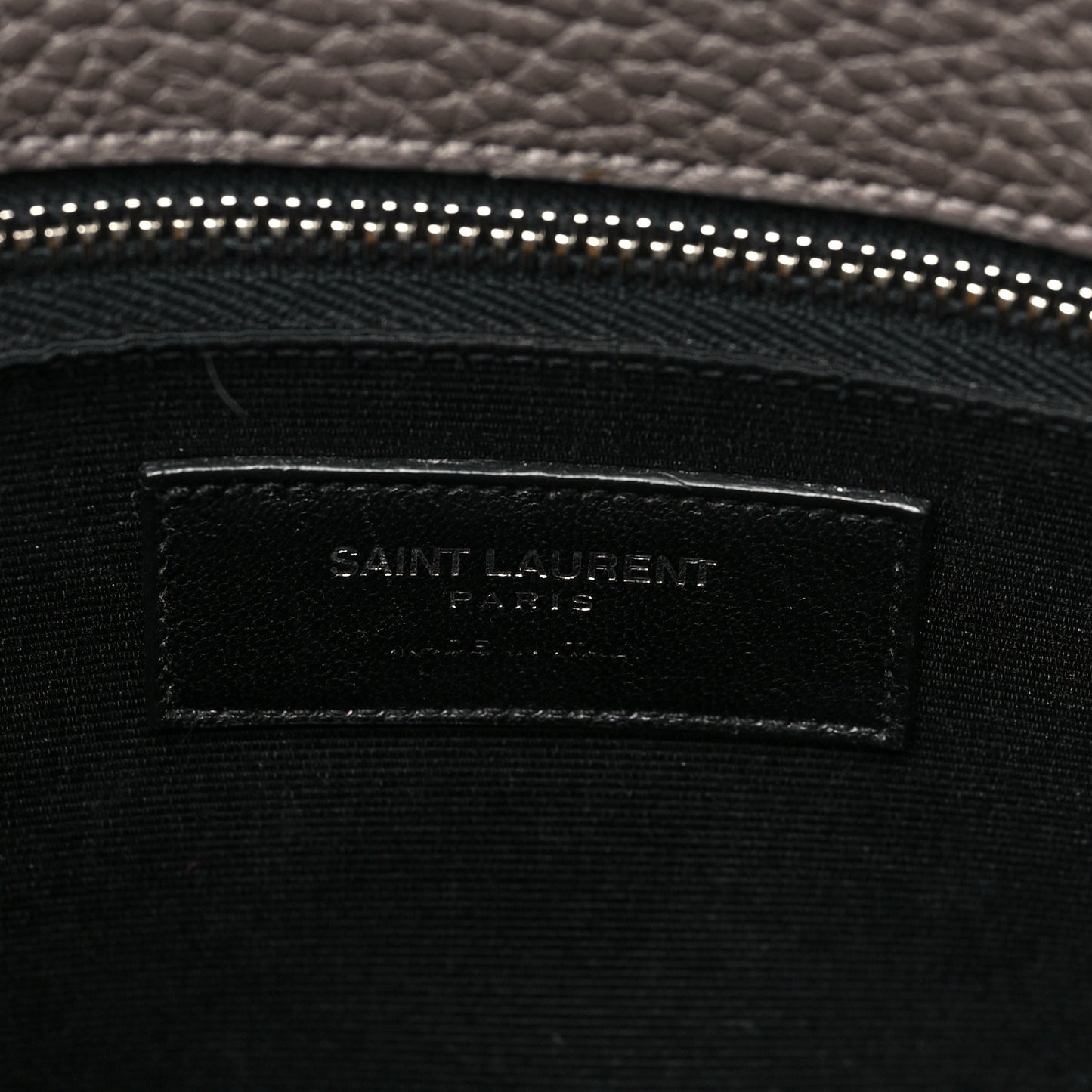 Grained Calfskin Small Sac De Jour Fog
