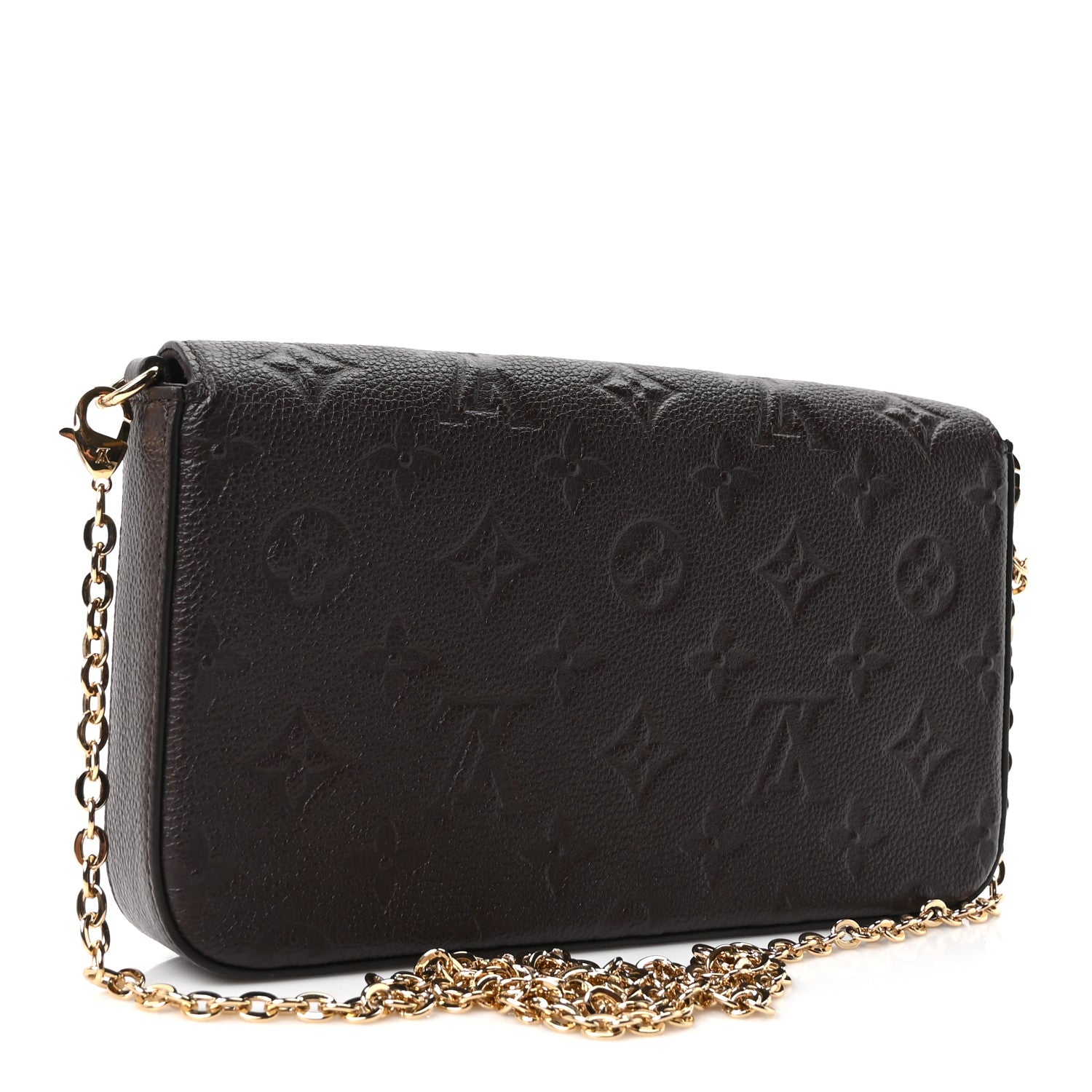Louis Vuitton Empreinte Pochette Felicie Chain Wallet Chocolate 4 of 12