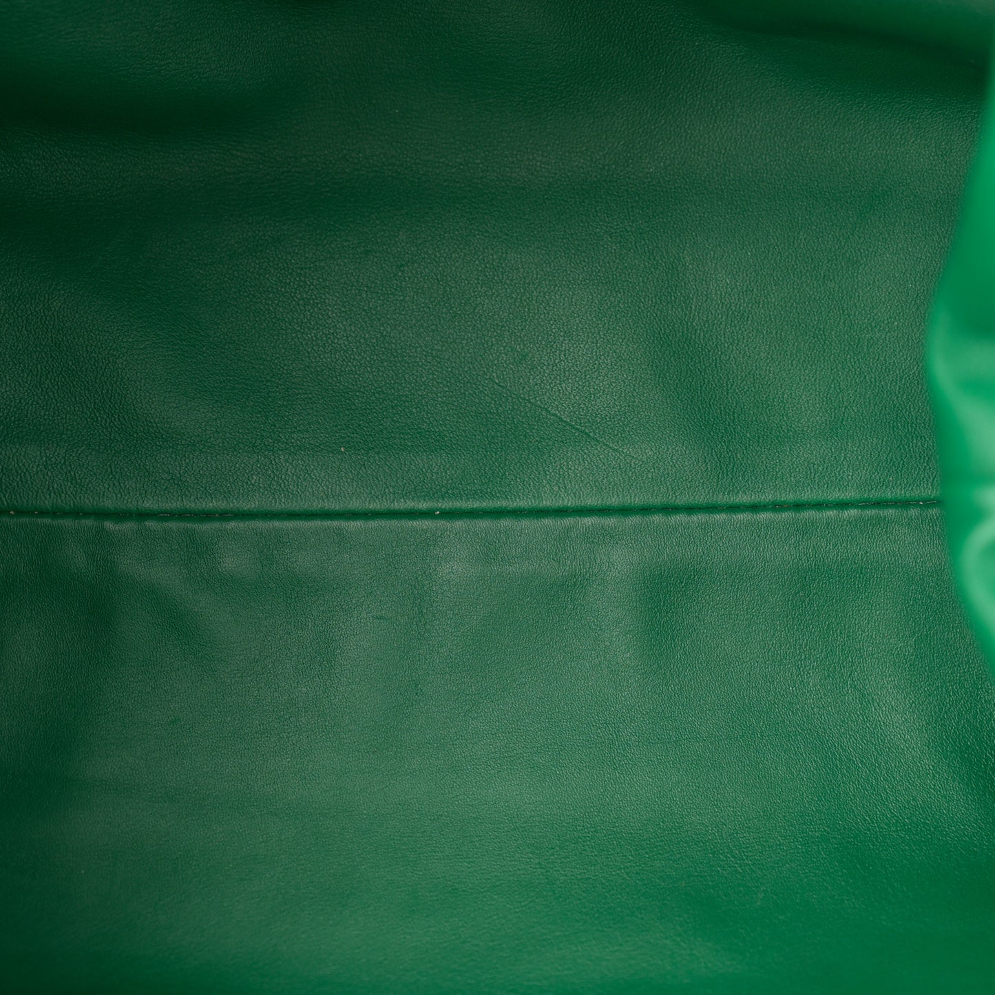 Smooth Butter Calf The Pouch Oversized Clutch Racing Green