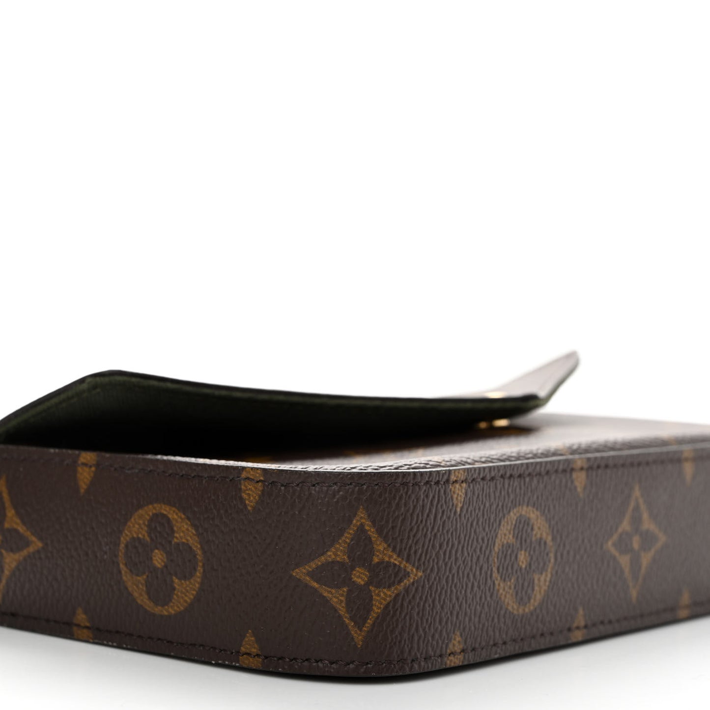 Monogram Felicie Strap & Go Kaki