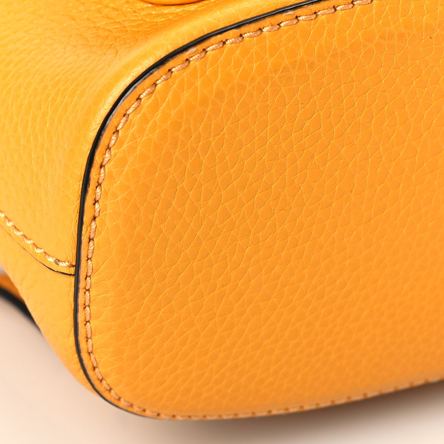 Gucci Cellarius Calfskin Medium Bamboo Backpack Orange 8 of 10