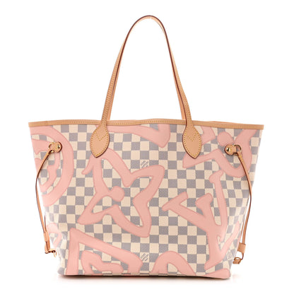Louis Vuitton Damier Azur Tahitienne Neverfull MM 3 of 13