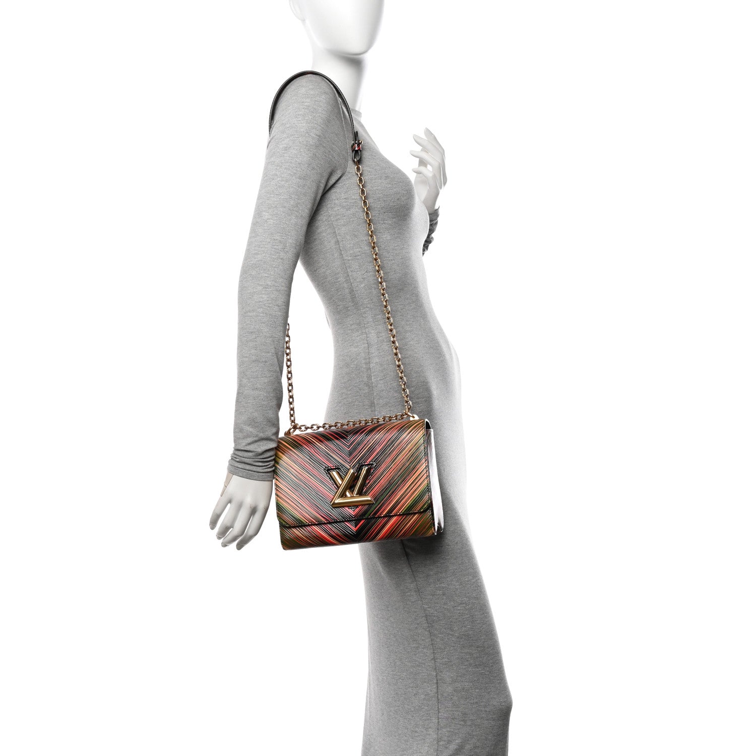 Louis Vuitton Epi Tropical Twist Shoulder Bag MM Rose Beige 2 of 12