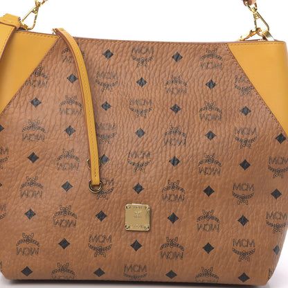 MCM Visetos Medium Klara Hobo Cognac Yellow 8 of 10