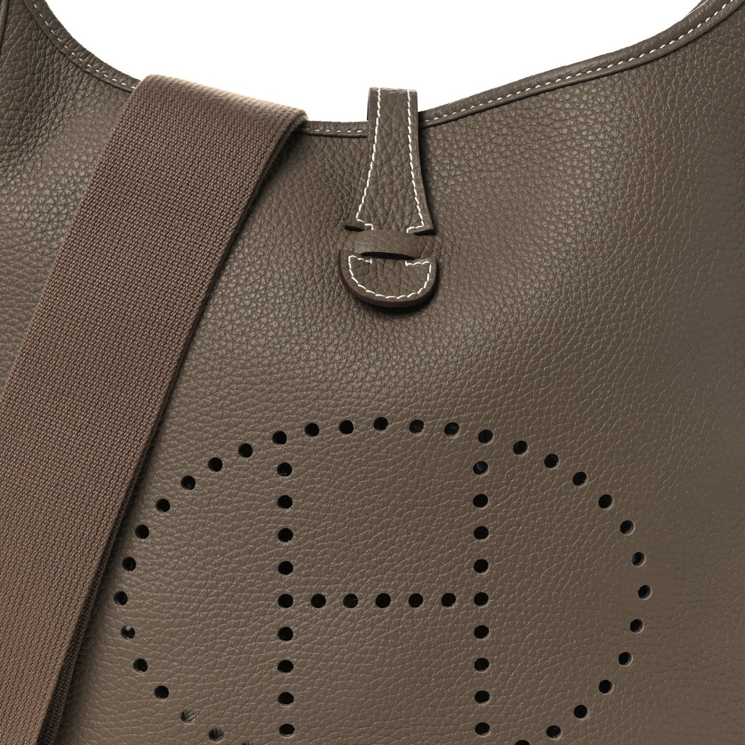 Hermes Taurillon Clemence Evelyne III PM Etoupe 8 of 10