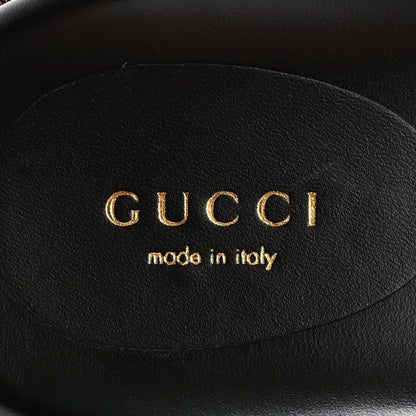 Gucci Lame GG Monogram Angelina Platform 55mm Slide Sandals 37.5 Brown Beige 7 of 11