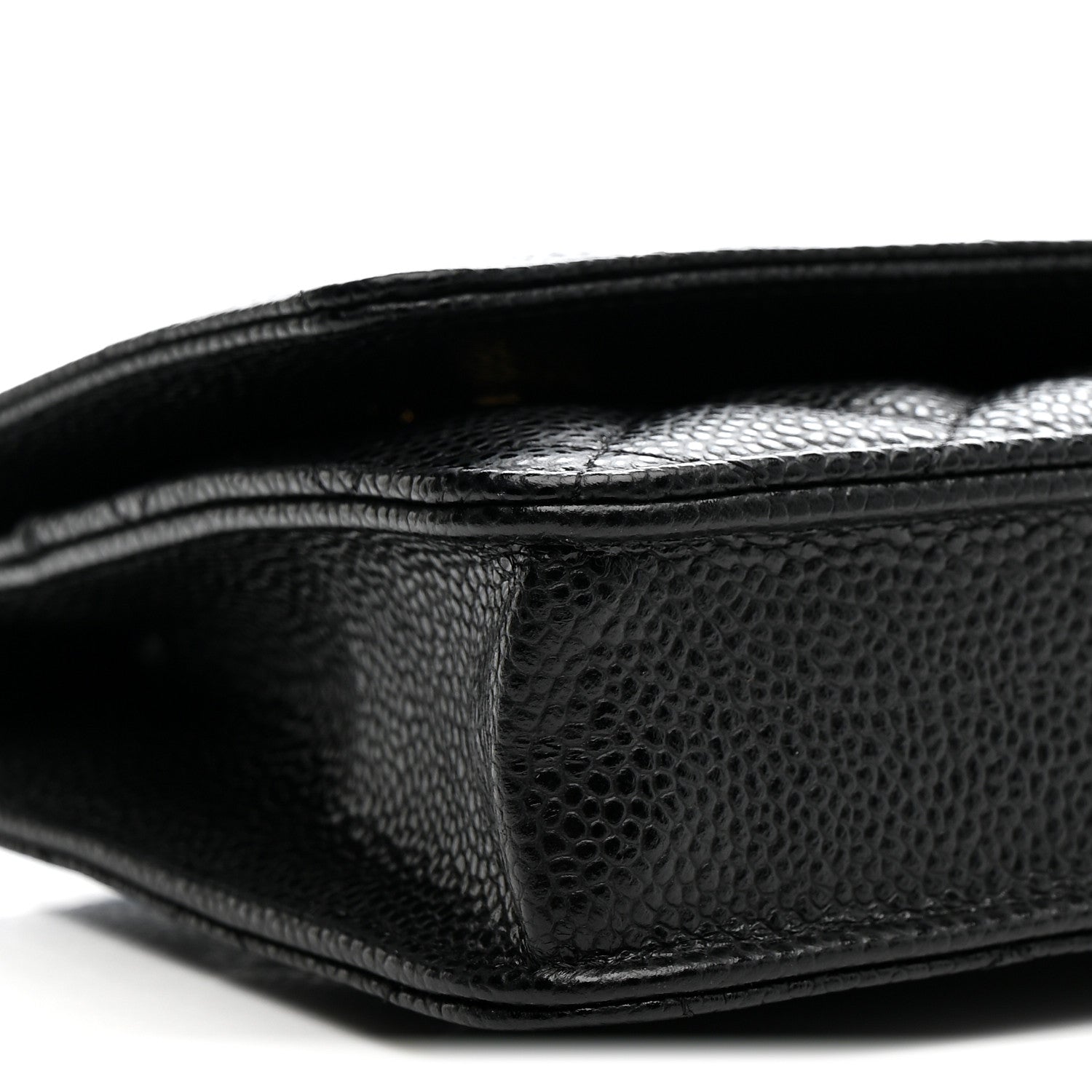 Chanel Caviar Quilted Wallet on Chain WOC Black 10 of 12