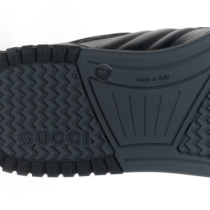 Gucci Sparrow Calfskin Mens Re-Web Sneakers 11 Black 7 of 10