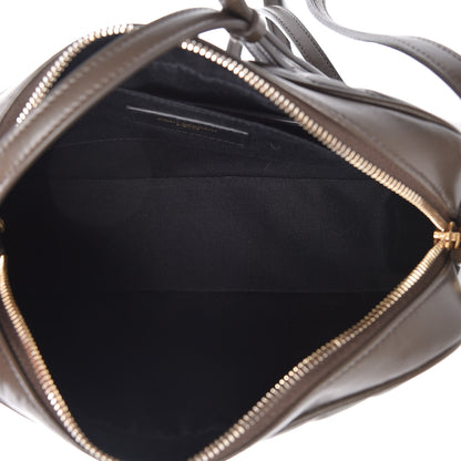 Saint Laurent Calfskin Matelasse Monogram Lou Camera Bag Faggio 5 of 9
