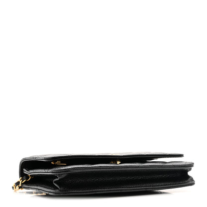 Chanel Caviar Quilted Wallet On Chain WOC Black 4 of 14