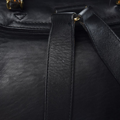 Gucci Calfskin Bamboo Backpack Black 10 of 15