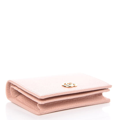 Gucci Dollar Calfskin GG Marmont Card Case Perfect Pink 4 of 8