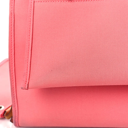 Hermes Vache Hunter Toile Herbag Zip 31 PM Rose Azalee Natural 14 of 17