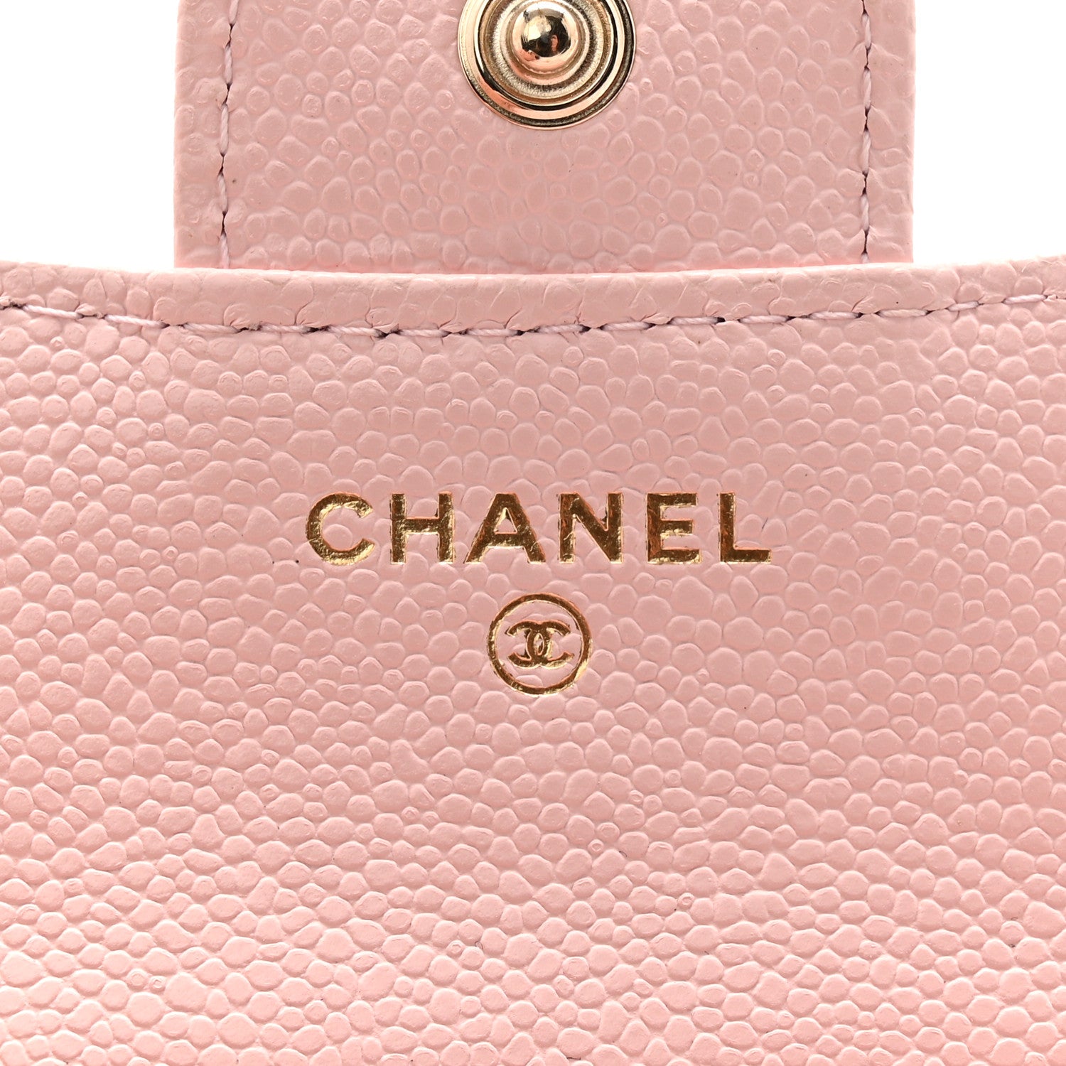 Chanel Caviar Quilted Compact Flap Wallet Light Pink 6 of 9