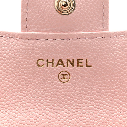 Chanel Caviar Quilted Compact Flap Wallet Light Pink 6 of 9