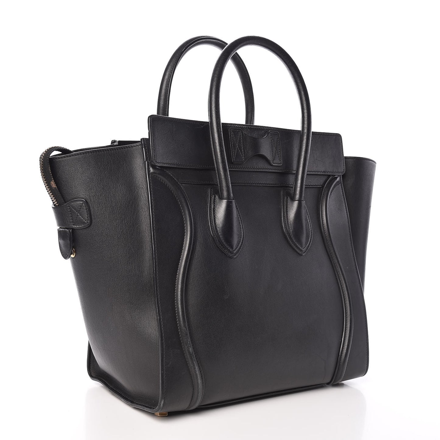 Smooth Calfskin Mini Luggage Black