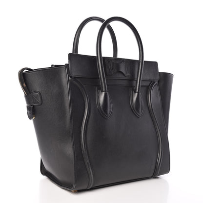 Celine Smooth Calfskin Mini Luggage Black 3 of 19