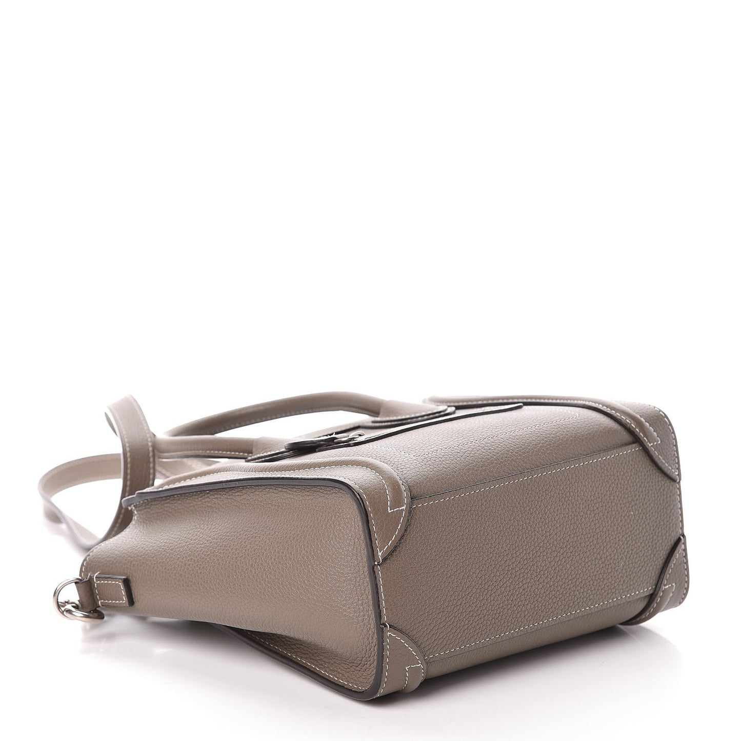 Drummed Calfskin Nano Luggage Souris
