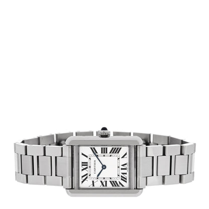 Cartier Stainless Steel 24mm Tank Solo Quartz Watch 2 of 6