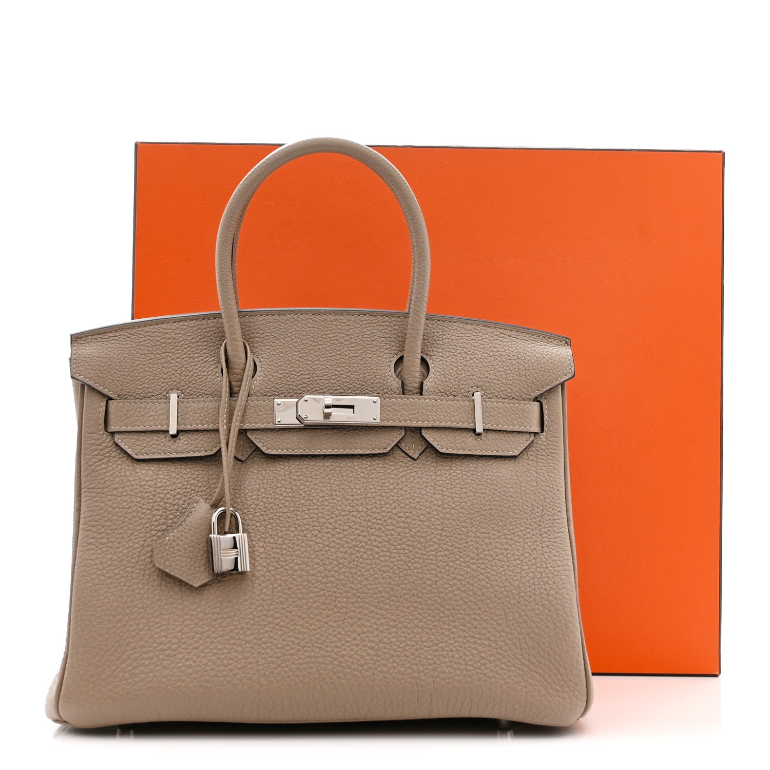 Hermes Togo Birkin 30 Gris Tourterelle 11 of 11