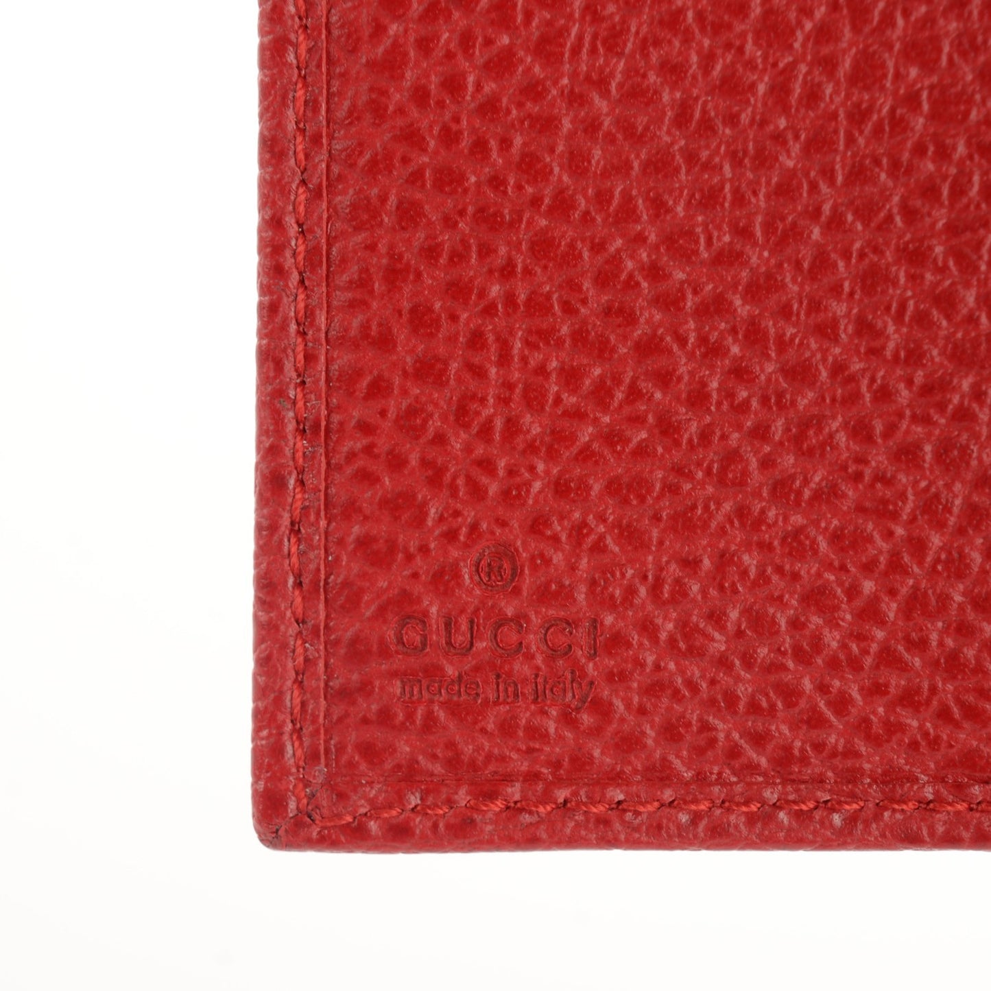 Dollar Calfskin Swing Train Pass Card Case Tabasco
