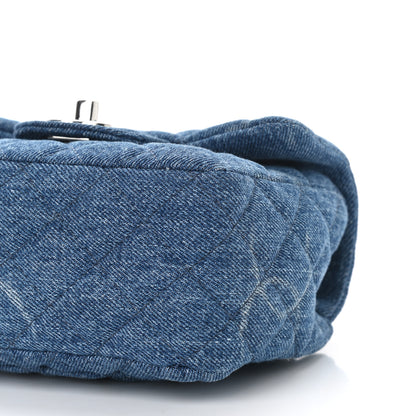 Chanel Denim CC Quilted Mini Square Flap Blue 10 of 11