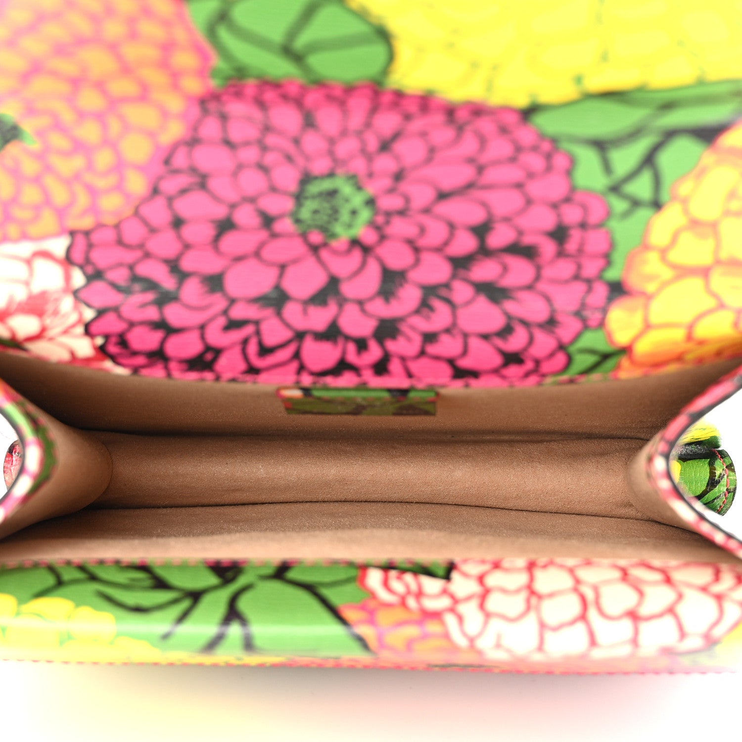 Gucci X KEN SCOTT Textured Calfskin Pomponica Print Dionysus Shoulder Bag Multicolor 5 of 11