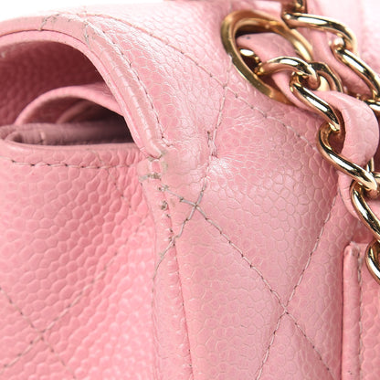 Chanel Caviar Quilted Small Double Flap Pink 12 of 19