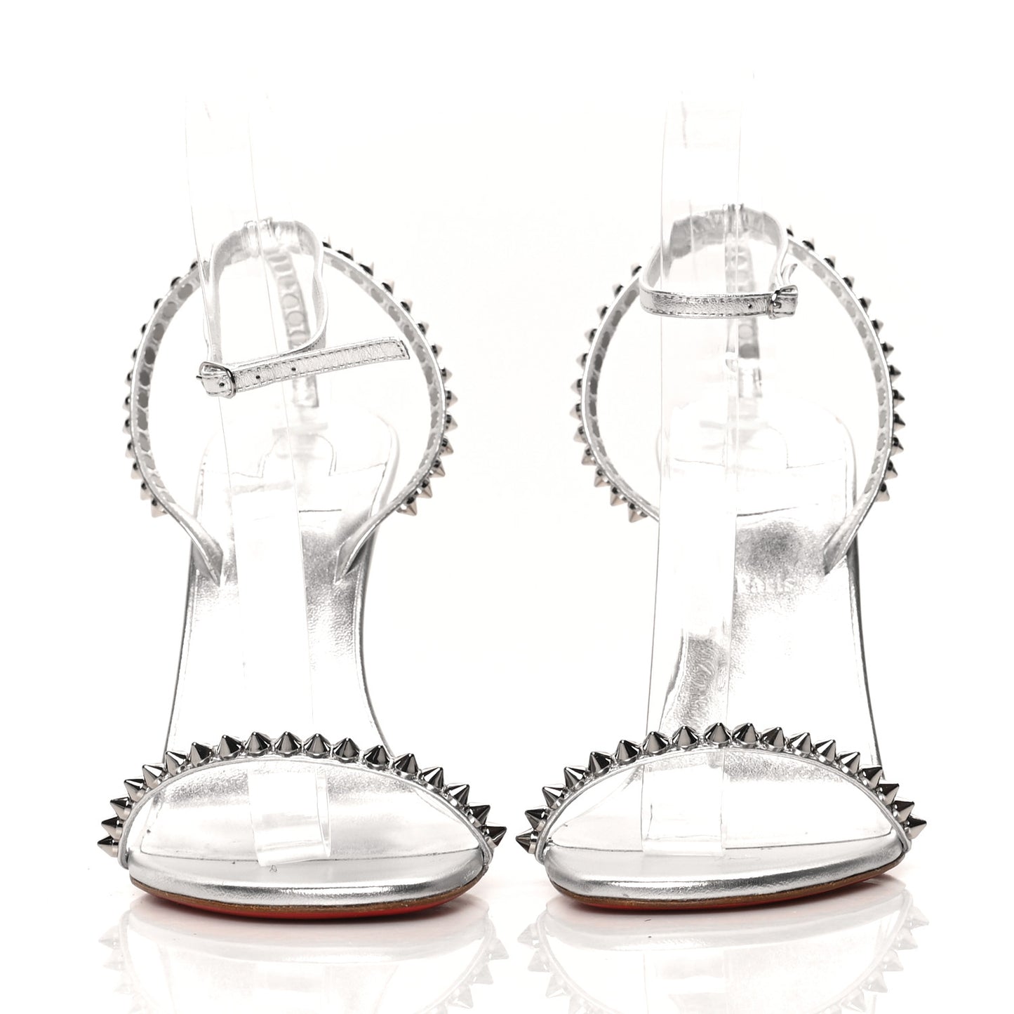Nappa So Me 100 Sandals 39.5 Silver