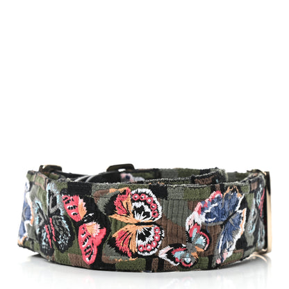 Valentino Garavani Canvas Camubutterfly Rockstud Guitar Strap Multicolor 2 of 4